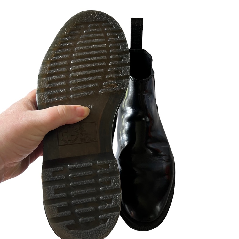 Dr Martens Boots Ankle Chukka black Air Wair Wilde Slip Resistant sz 6 - Picture 2 of 5